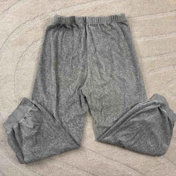 Suzie Kondi Grey Velour Sweatpants - Picture 3 of 3